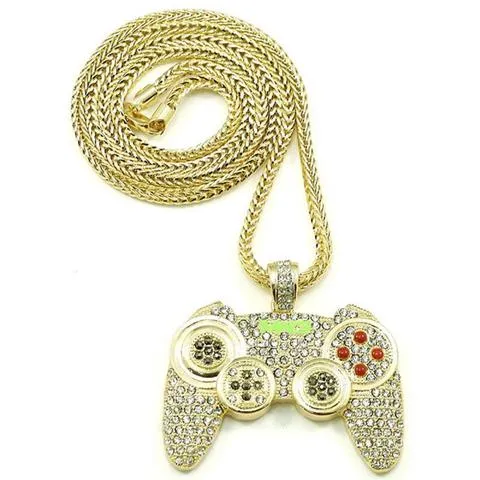 14K GOLD CONTROLLER NECKLACE NEW apollo31gold Necklaces