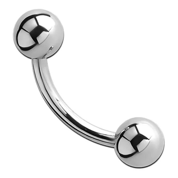 16g Stainless Curved Barbell Tulsa Body Jewelry Bracelets