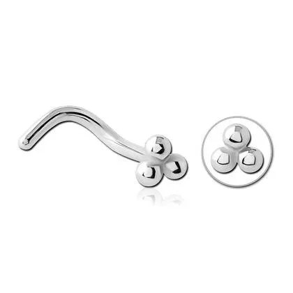 3Ball Stainless Nostril Screw Tulsa Body Jewelry Bracelets