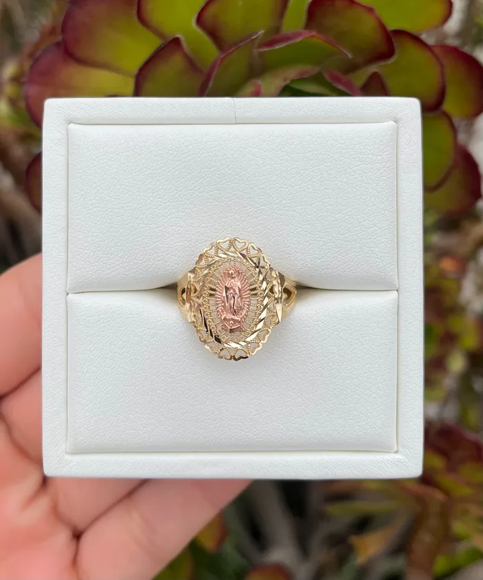 AB and J jewelry Rings 14k Gold Womens Virgencita Ring