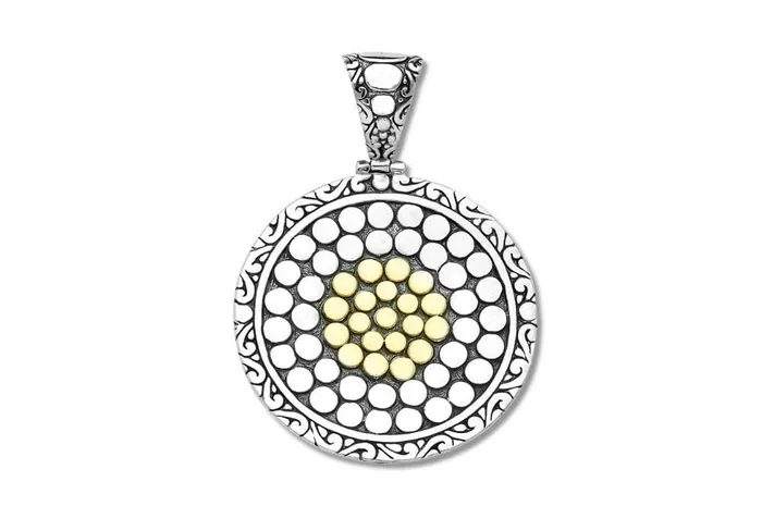 Atuh Pendant Silver And Gold Samuel B Necklaces