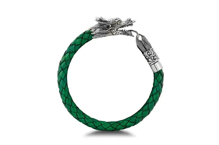 Azhdaha Bracelet Green Samuel B Bracelets