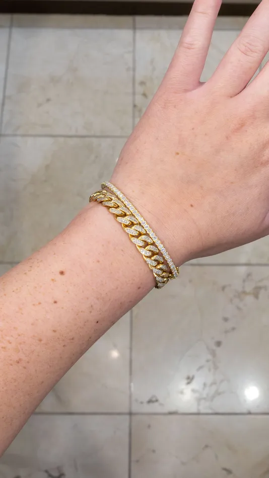 Bracelets Diamond Cuban Bracelet Princess Bride Diamonds Bracelets Diamond Cuban Bracelet Princess Bride Diamonds