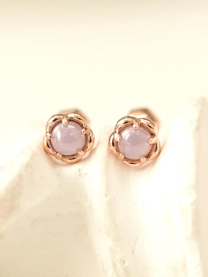 Earrings MinimalBijoux 14K Gold Candy Mini Stone Cartilage Earring 18G16G