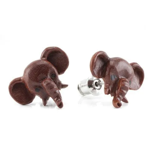 Earrings Pet Elephant Stud Earrings by Urban Star Organics Urban Star Organics Earrings Pet Elephant Stud Earrings by Urban Star Organics Urban Star Organics