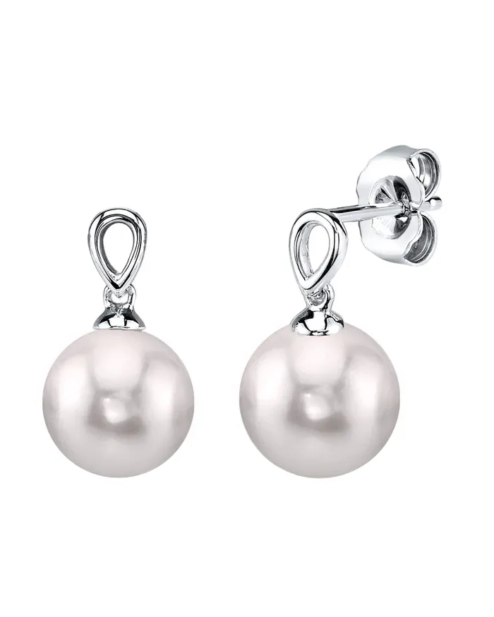 Earrings SPT Japanese Akoya Pearl Sherry Earrings