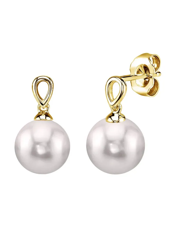 Earrings SPT Japanese Akoya Pearl Sherry Earrings