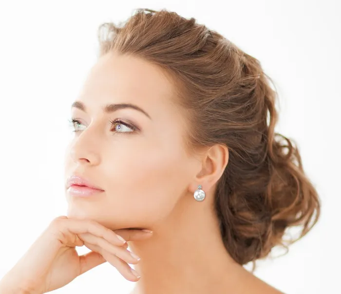 Earrings SPT White South Sea Pearl Diamond Fame Stud Earrings