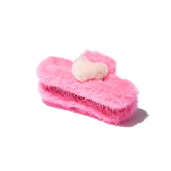 Fluffy Heart Claw shopsnackbreak Necklaces Fluffy Heart Claw shopsnackbreak Necklaces