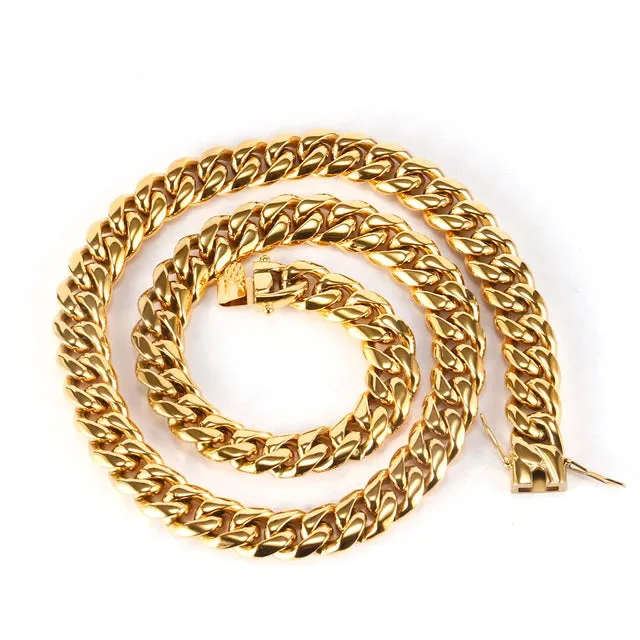 GOLD CUBAN LINK apollo31gold PreStyled Sets
