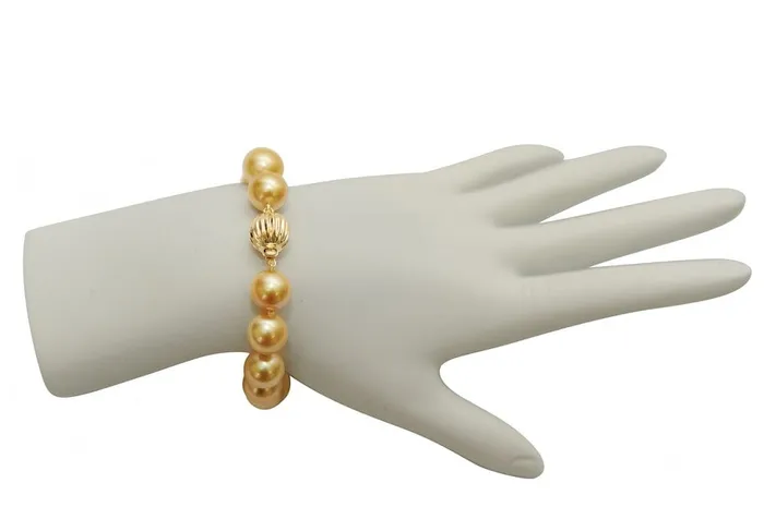 Golden South Sea Pearl Bracelet 100110mm SPT Bracelets