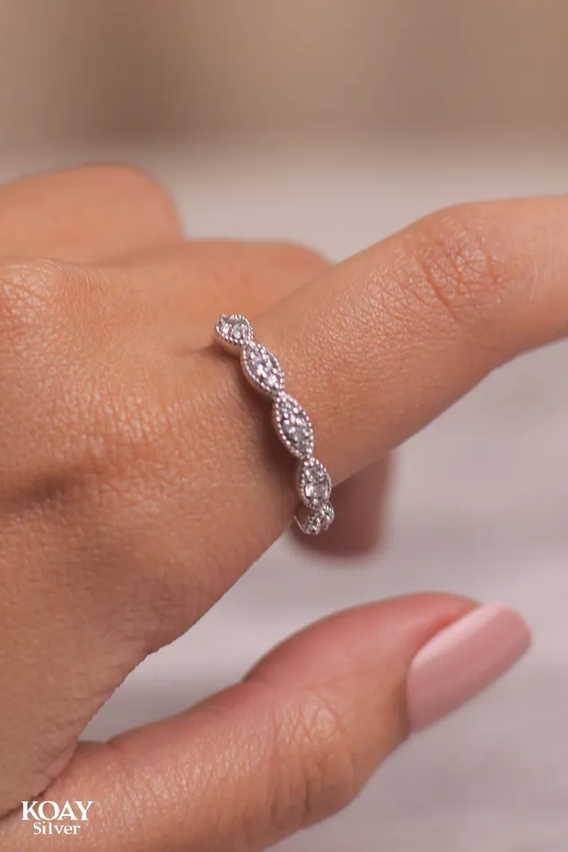KOAY Silver Store Zircon Ring 25 Rings