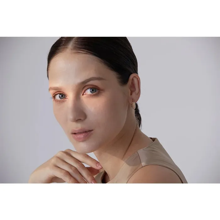 Mabel Love Co Earrings Pearl Cascade Hoop Earrings