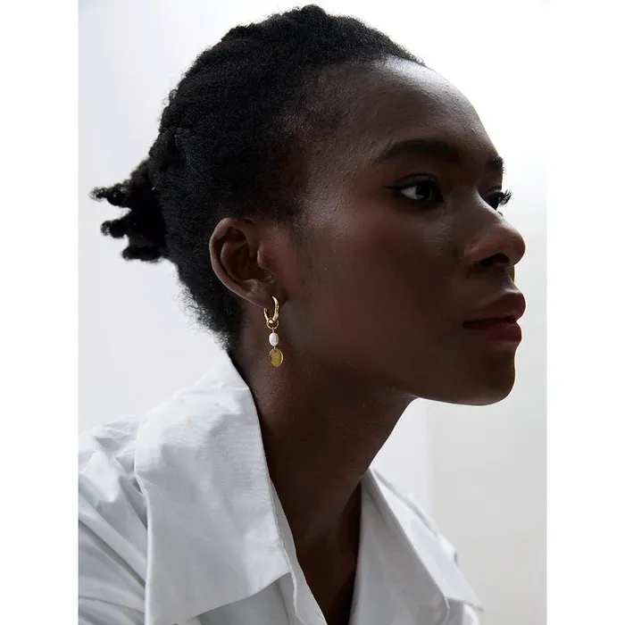 Mabel Love Co Earrings Zipporah Pearls Dangle Earrings
