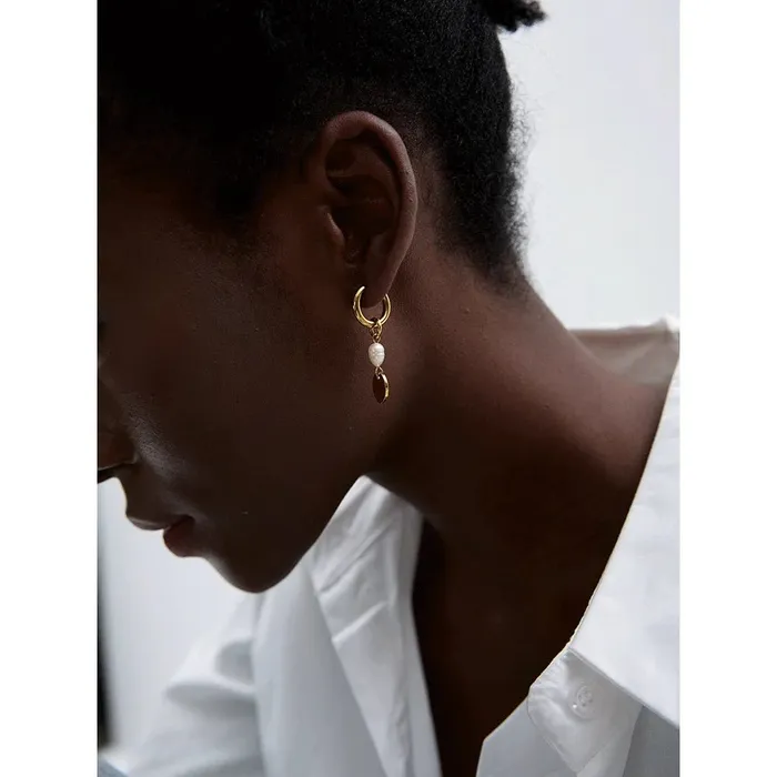 Mabel Love Co Earrings Zipporah Pearls Dangle Earrings