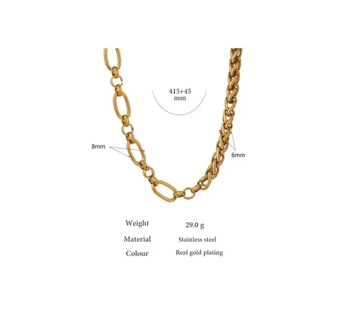 Mabel Love Co Necklaces Stainless Steel Necklace Chain