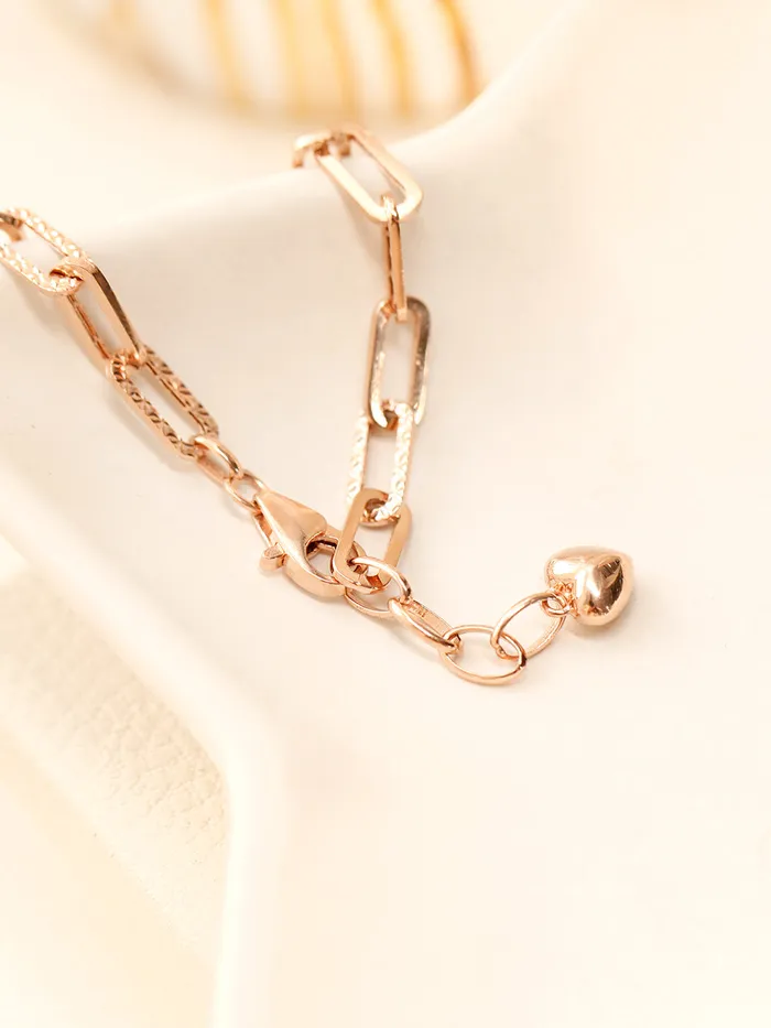 MinimalBijoux Bracelets 14K 18K Gold Antique Clip Square Chain Bracelet