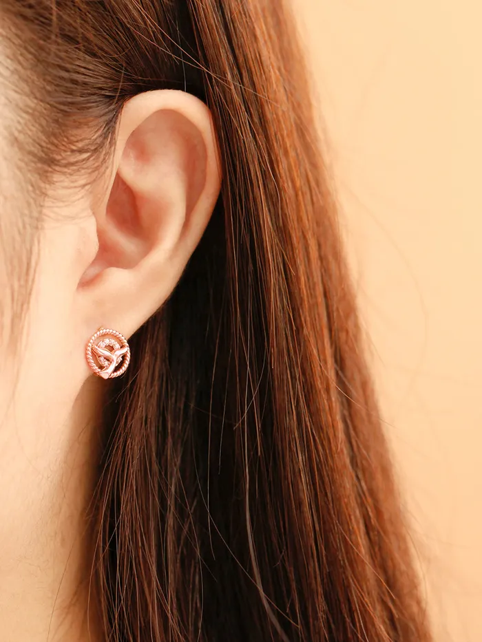 MinimalBijoux Earrings 14K 18K Gold Lucky Whale Tail Hoop Earring