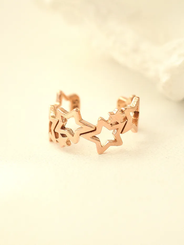 MinimalBijoux Earrings 14K Gold Star Ear Cuff