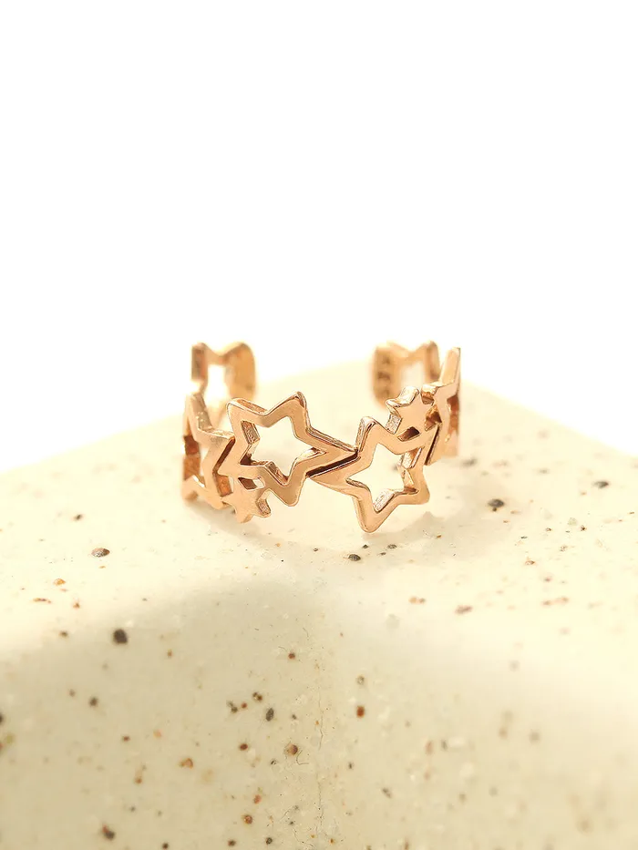 MinimalBijoux Earrings 14K Gold Star Ear Cuff