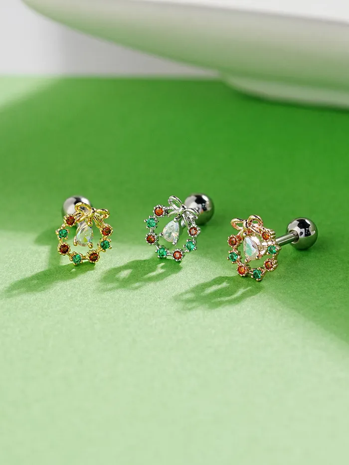 MinimalBijoux Earrings Merry Bell Cartilage Ear Piercing 18G16G