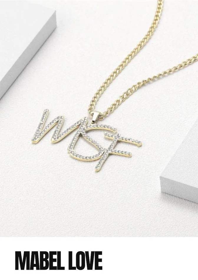 Necklaces Mabel Love Boutique Classic Custom Name Necklace