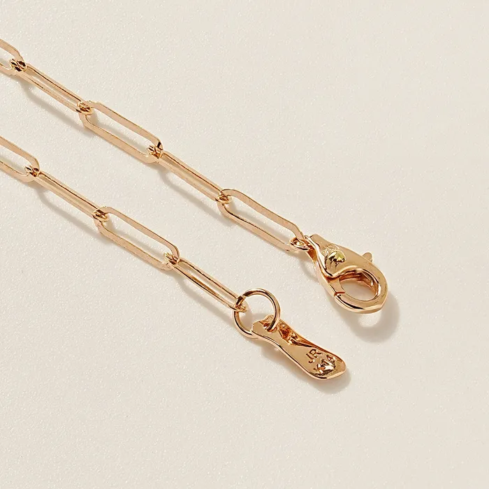 Necklaces MinimalBijoux 14K 18K Gold Unique Love Lock Necklace