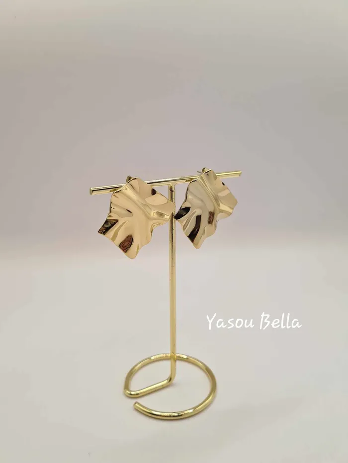 PreStyled Sets Boucle doreilles Feuille Gold Yasou Jewelry PreStyled Sets Boucle doreilles Feuille Gold Yasou Jewelry