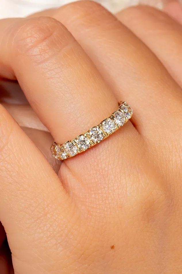 Princess Bride Diamonds Rings 38mm Core Pav Lab Diamond Ring