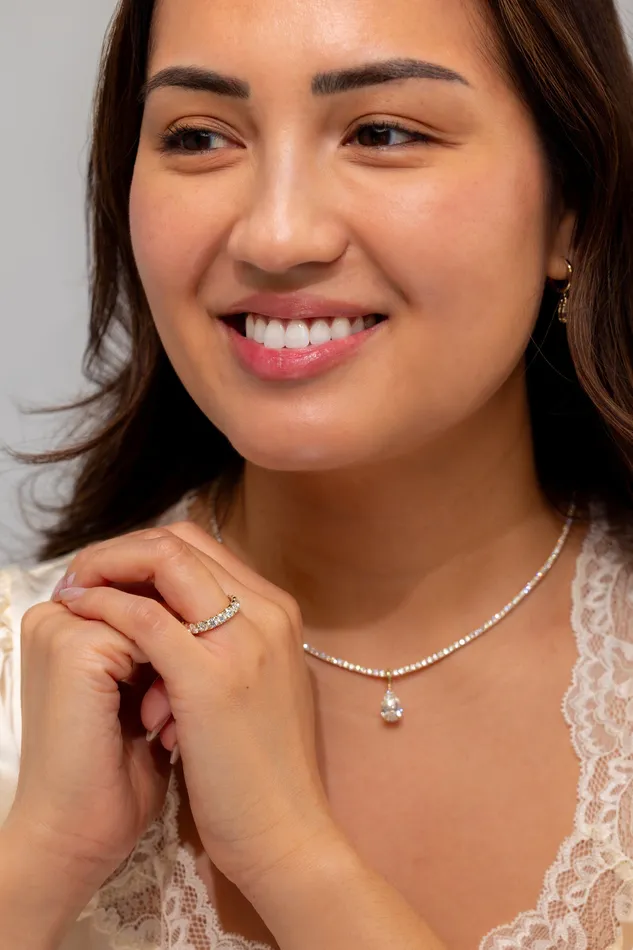 Princess Bride Diamonds Rings 38mm Core Pav Lab Diamond Ring