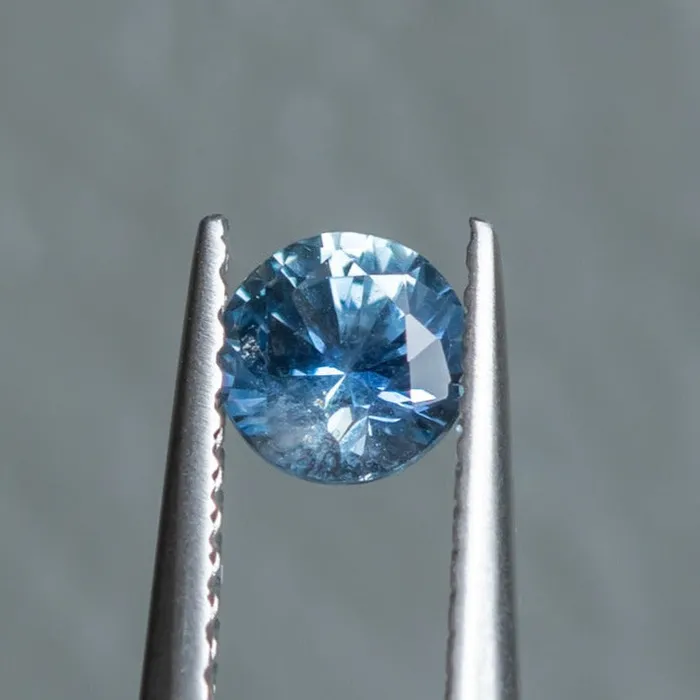 Rings 062CT ROUND BRILLIANT AFRICAN SAPPHIRE BLUE SILVER GREY 500X340MM UNHEATED Discovery Gems Rings 062CT ROUND BRILLIANT AFRICAN SAPPHIRE BLUE SILVER GREY 500X340MM UNHEATED Discovery Gems