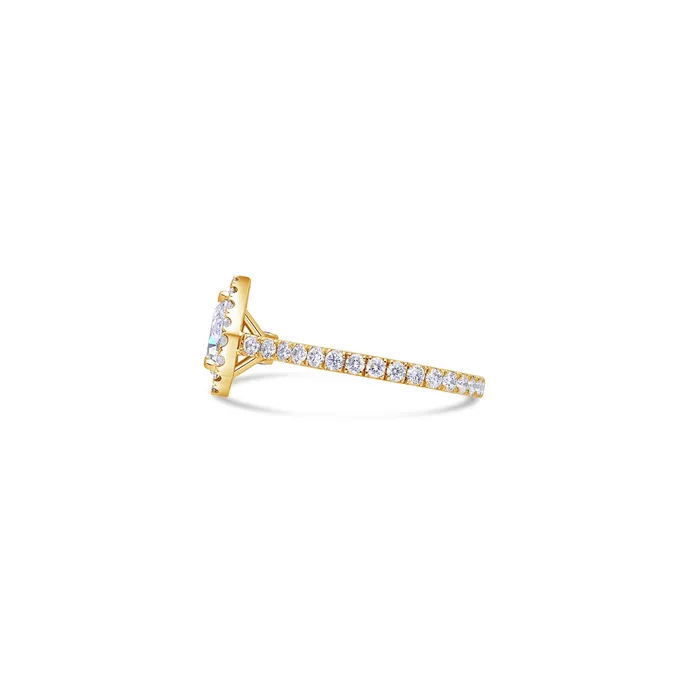 Rings IF Co Elle Halo Engagement Ring GIA Pear 050ct Rings IF Co Elle Halo Engagement Ring GIA Pear 050ct
