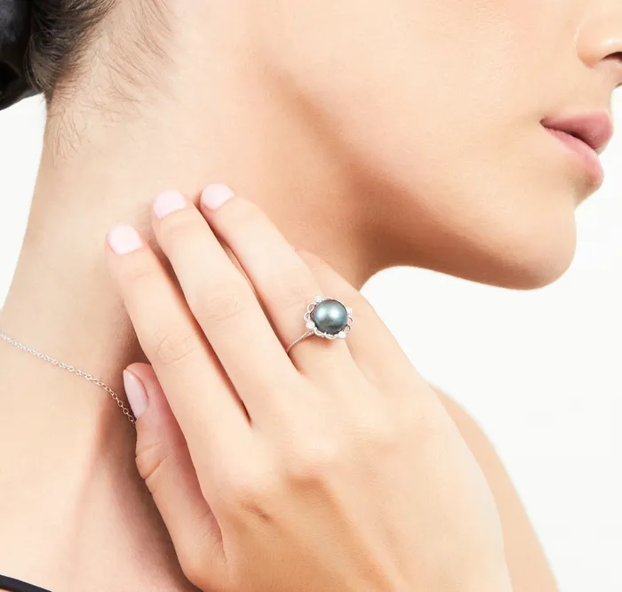 Rings SPT Tahitian South Sea Pearl Lea Ring