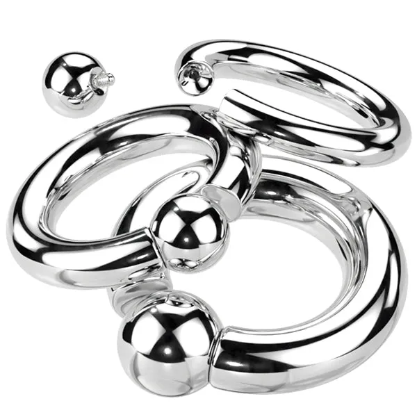 Rings Tulsa Body Jewelry 4g Titanium ScrewBall Ring
