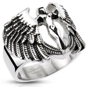 Rings Tulsa Body Jewelry Stainless Archangel Goddess Ring