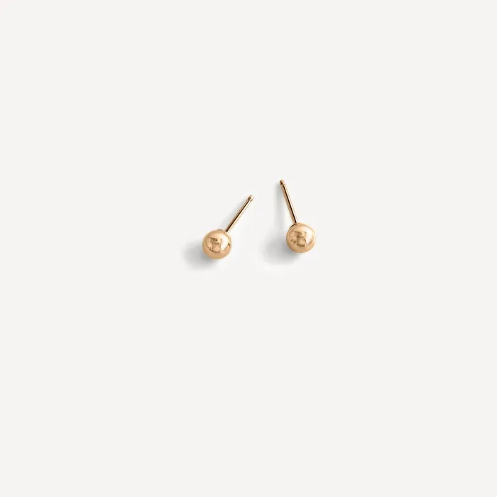SAMPLE SALE Sophie Sphere Stud Earrings Gold Fill Sheena Marshall Jewelry Earrings SAMPLE SALE Sophie Sphere Stud Earrings Gold Fill Sheena Marshall Jewelry Earrings