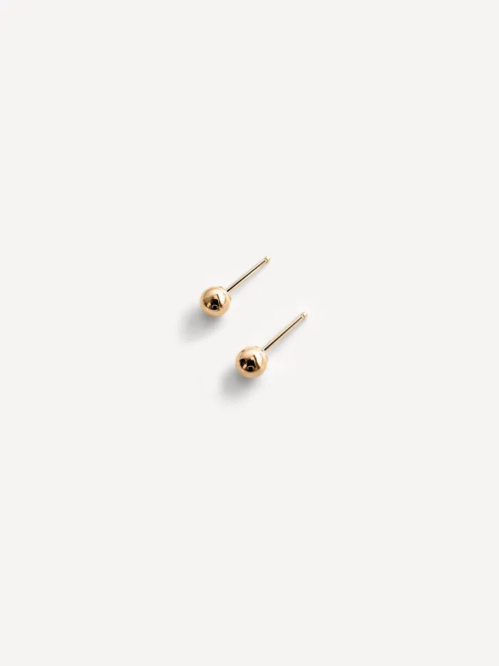 SAMPLE SALE Sophie Sphere Stud Earrings Gold Fill Sheena Marshall Jewelry Earrings