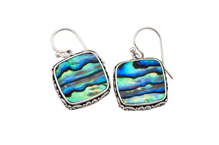 Samuel B Earrings Ventana Earrings Abalone