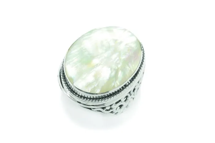 Samuel B Rings Ascension Ring Mother Of Pearl