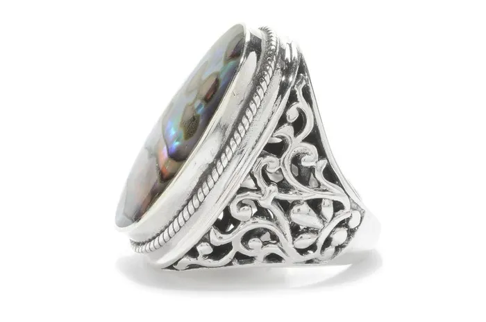 Samuel B Rings Ascension Ring Mother Of Pearl