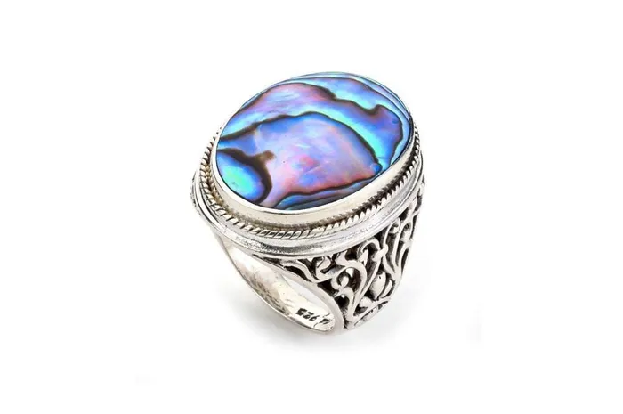 Samuel B Rings Ascension Ring Paua