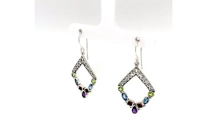 Samuel B Riviera Filigree Earrings Multi Earrings