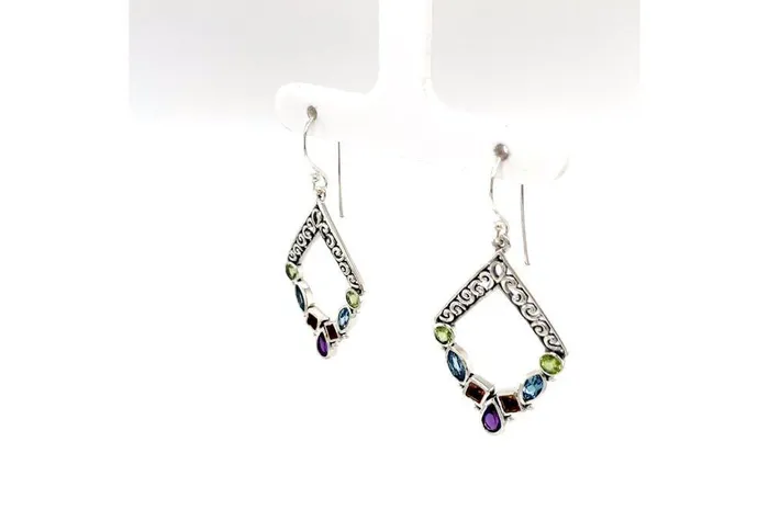 Samuel B Riviera Filigree Earrings Multi Earrings