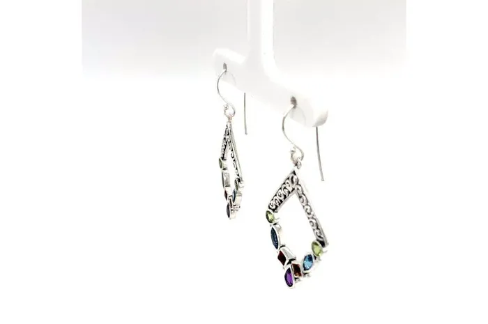 Samuel B Riviera Filigree Earrings Multi Earrings