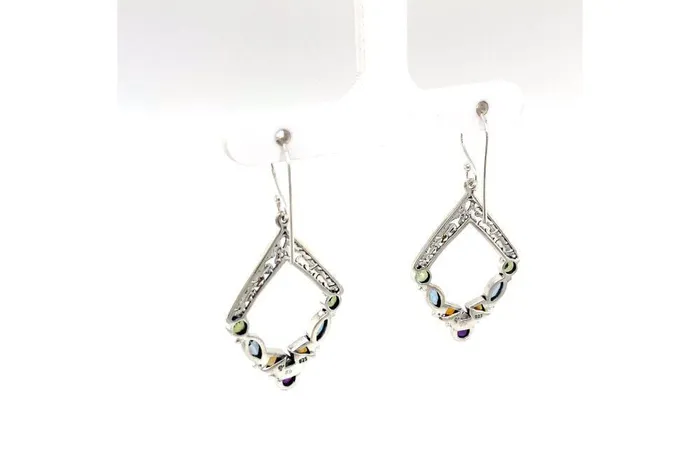Samuel B Riviera Filigree Earrings Multi Earrings