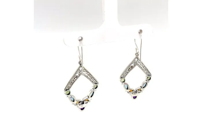 Samuel B Riviera Filigree Earrings Multi Earrings