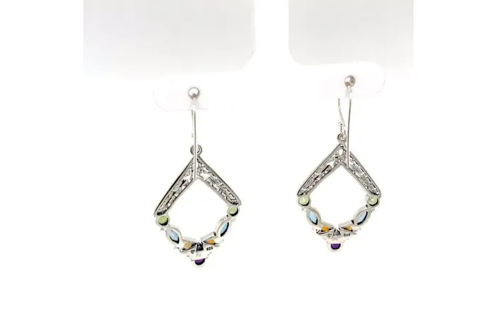 Samuel B Riviera Filigree Earrings Multi Earrings