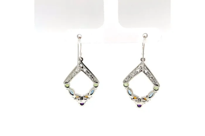 Samuel B Riviera Filigree Earrings Multi Earrings