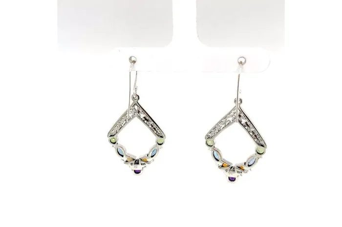 Samuel B Riviera Filigree Earrings Multi Earrings