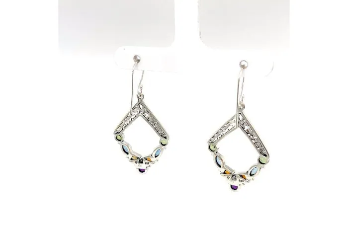 Samuel B Riviera Filigree Earrings Multi Earrings